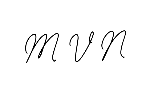 Make a beautiful signature design for name M V N. With this signature (Bearetta-2O07w) style, you can create a handwritten signature for free. M V N signature style 12 images and pictures png