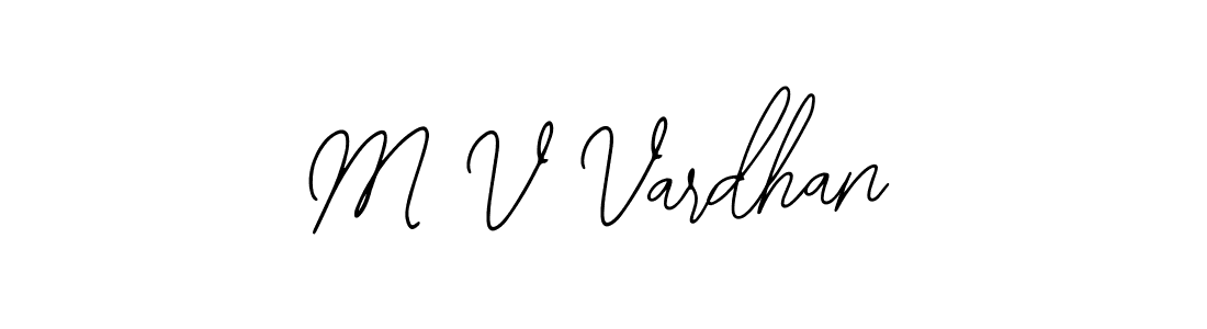 Also we have M V Vardhan name is the best signature style. Create professional handwritten signature collection using Bearetta-2O07w autograph style. M V Vardhan signature style 12 images and pictures png