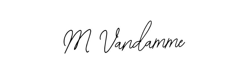 M Vandamme stylish signature style. Best Handwritten Sign (Bearetta-2O07w) for my name. Handwritten Signature Collection Ideas for my name M Vandamme. M Vandamme signature style 12 images and pictures png