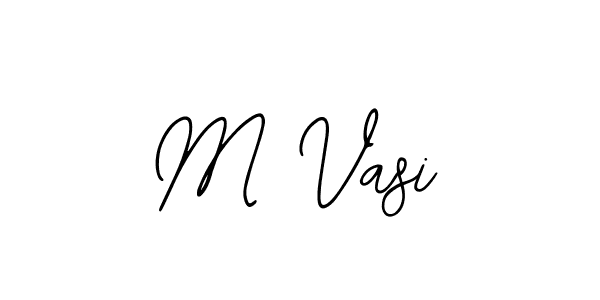 The best way (Bearetta-2O07w) to make a short signature is to pick only two or three words in your name. The name M Vasi include a total of six letters. For converting this name. M Vasi signature style 12 images and pictures png