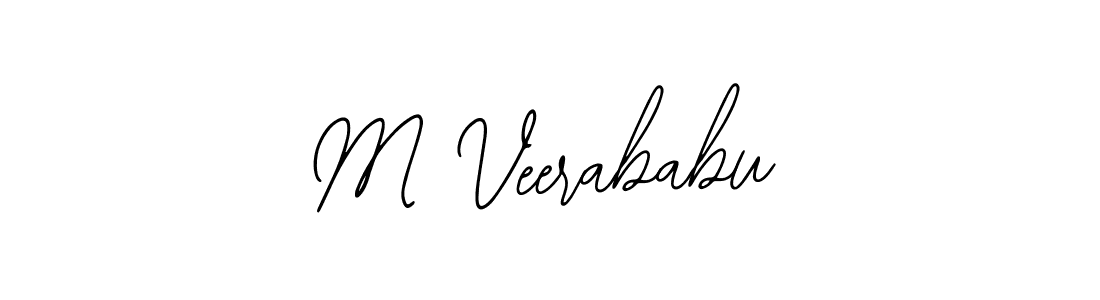 Also You can easily find your signature by using the search form. We will create M Veerababu name handwritten signature images for you free of cost using Bearetta-2O07w sign style. M Veerababu signature style 12 images and pictures png