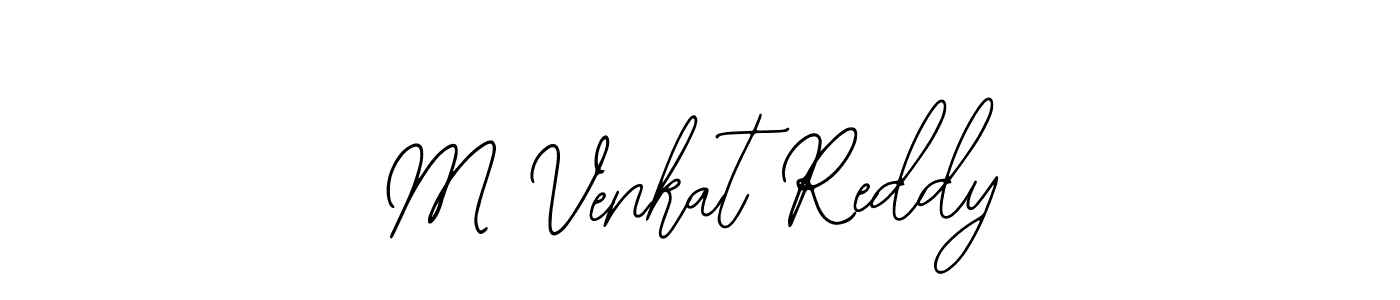 Similarly Bearetta-2O07w is the best handwritten signature design. Signature creator online .You can use it as an online autograph creator for name M Venkat Reddy. M Venkat Reddy signature style 12 images and pictures png