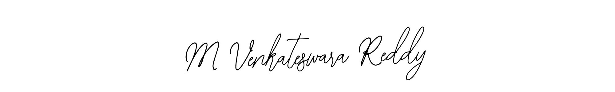 Also we have M Venkateswara Reddy name is the best signature style. Create professional handwritten signature collection using Bearetta-2O07w autograph style. M Venkateswara Reddy signature style 12 images and pictures png