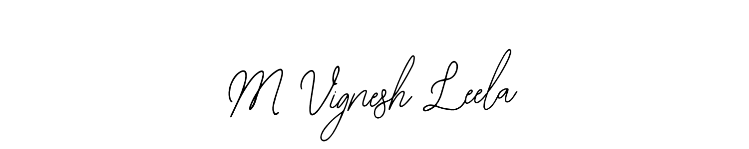 Once you've used our free online signature maker to create your best signature Bearetta-2O07w style, it's time to enjoy all of the benefits that M Vignesh Leela name signing documents. M Vignesh Leela signature style 12 images and pictures png