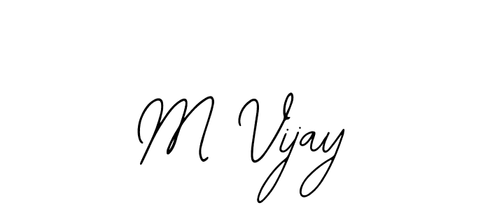 The best way (Bearetta-2O07w) to make a short signature is to pick only two or three words in your name. The name M Vijay include a total of six letters. For converting this name. M Vijay signature style 12 images and pictures png