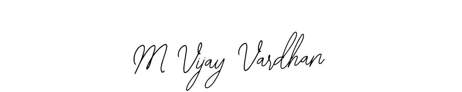 Similarly Bearetta-2O07w is the best handwritten signature design. Signature creator online .You can use it as an online autograph creator for name M Vijay Vardhan. M Vijay Vardhan signature style 12 images and pictures png