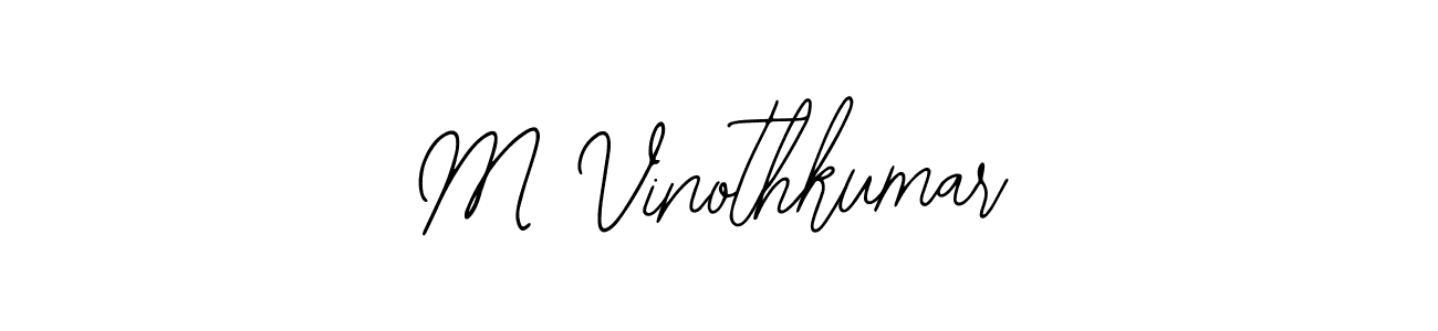 How to Draw M Vinothkumar signature style? Bearetta-2O07w is a latest design signature styles for name M Vinothkumar. M Vinothkumar signature style 12 images and pictures png
