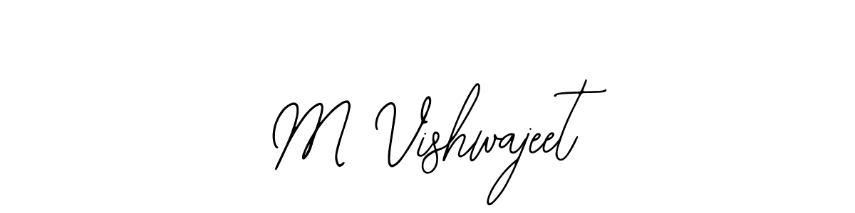 You should practise on your own different ways (Bearetta-2O07w) to write your name (M Vishwajeet) in signature. don't let someone else do it for you. M Vishwajeet signature style 12 images and pictures png