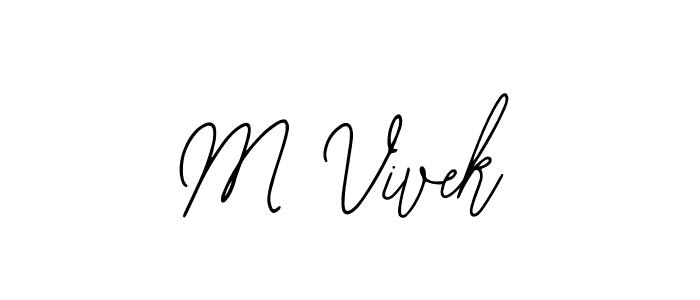 Make a beautiful signature design for name M Vivek. Use this online signature maker to create a handwritten signature for free. M Vivek signature style 12 images and pictures png