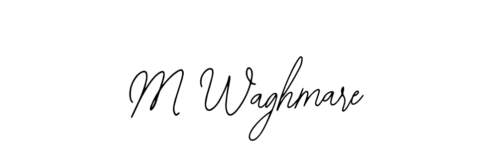 Best and Professional Signature Style for M Waghmare. Bearetta-2O07w Best Signature Style Collection. M Waghmare signature style 12 images and pictures png