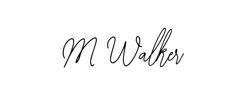 Create a beautiful signature design for name M Walker. With this signature (Bearetta-2O07w) fonts, you can make a handwritten signature for free. M Walker signature style 12 images and pictures png