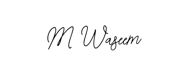 Make a beautiful signature design for name M Waseem. Use this online signature maker to create a handwritten signature for free. M Waseem signature style 12 images and pictures png