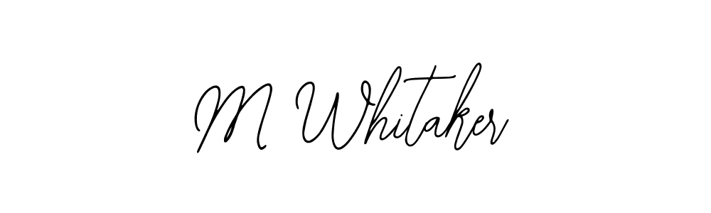 Also You can easily find your signature by using the search form. We will create M Whitaker name handwritten signature images for you free of cost using Bearetta-2O07w sign style. M Whitaker signature style 12 images and pictures png