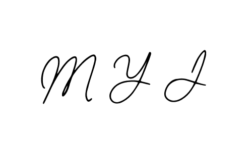 How to Draw M Y J signature style? Bearetta-2O07w is a latest design signature styles for name M Y J. M Y J signature style 12 images and pictures png