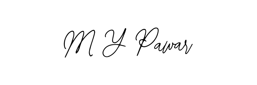 M Y Pawar stylish signature style. Best Handwritten Sign (Bearetta-2O07w) for my name. Handwritten Signature Collection Ideas for my name M Y Pawar. M Y Pawar signature style 12 images and pictures png