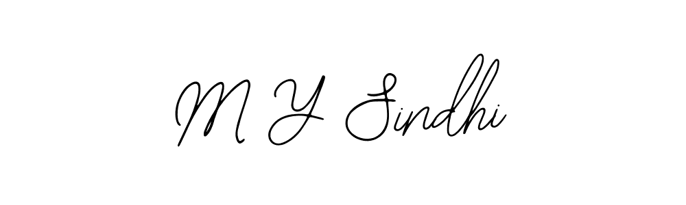 How to Draw M Y Sindhi signature style? Bearetta-2O07w is a latest design signature styles for name M Y Sindhi. M Y Sindhi signature style 12 images and pictures png