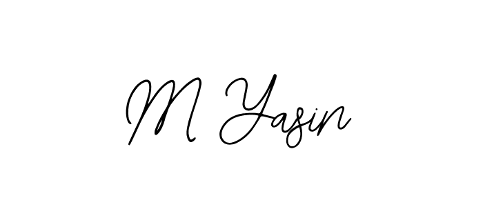 Also You can easily find your signature by using the search form. We will create M Yasin name handwritten signature images for you free of cost using Bearetta-2O07w sign style. M Yasin signature style 12 images and pictures png