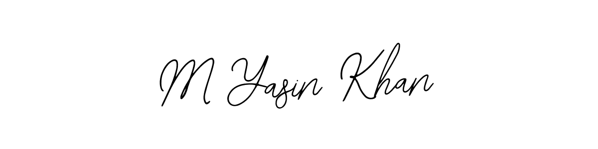 M Yasin Khan stylish signature style. Best Handwritten Sign (Bearetta-2O07w) for my name. Handwritten Signature Collection Ideas for my name M Yasin Khan. M Yasin Khan signature style 12 images and pictures png