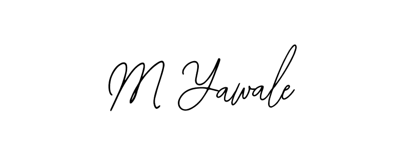 The best way (Bearetta-2O07w) to make a short signature is to pick only two or three words in your name. The name M Yawale include a total of six letters. For converting this name. M Yawale signature style 12 images and pictures png