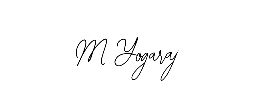 Make a beautiful signature design for name M Yogaraj. With this signature (Bearetta-2O07w) style, you can create a handwritten signature for free. M Yogaraj signature style 12 images and pictures png