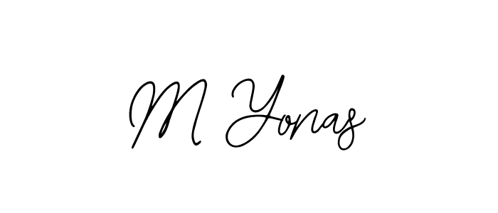 M Yonas stylish signature style. Best Handwritten Sign (Bearetta-2O07w) for my name. Handwritten Signature Collection Ideas for my name M Yonas. M Yonas signature style 12 images and pictures png