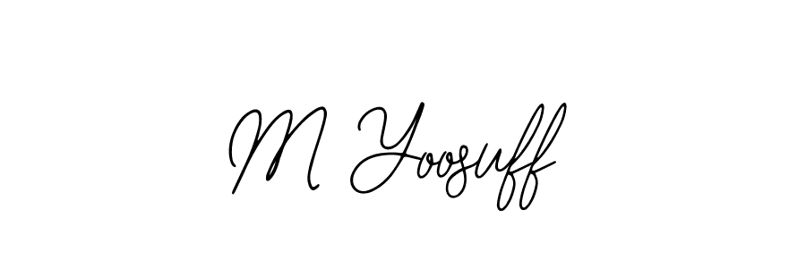 Make a beautiful signature design for name M Yoosuff. Use this online signature maker to create a handwritten signature for free. M Yoosuff signature style 12 images and pictures png