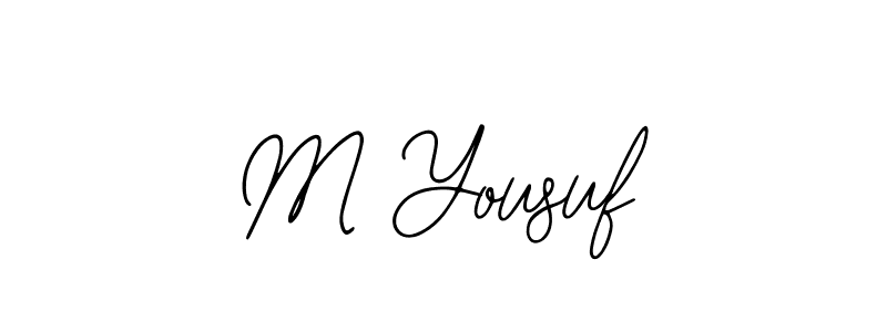 It looks lik you need a new signature style for name M Yousuf. Design unique handwritten (Bearetta-2O07w) signature with our free signature maker in just a few clicks. M Yousuf signature style 12 images and pictures png