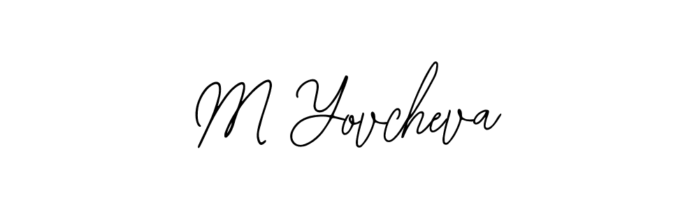 Create a beautiful signature design for name M Yovcheva. With this signature (Bearetta-2O07w) fonts, you can make a handwritten signature for free. M Yovcheva signature style 12 images and pictures png