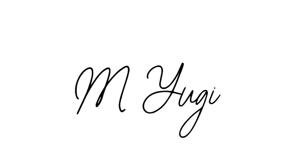 How to make M Yugi signature? Bearetta-2O07w is a professional autograph style. Create handwritten signature for M Yugi name. M Yugi signature style 12 images and pictures png