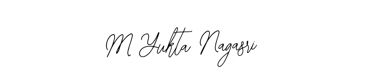 Make a beautiful signature design for name M Yukta Nagasri. Use this online signature maker to create a handwritten signature for free. M Yukta Nagasri signature style 12 images and pictures png