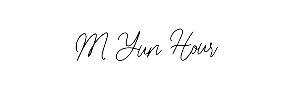 It looks lik you need a new signature style for name M Yun Hour. Design unique handwritten (Bearetta-2O07w) signature with our free signature maker in just a few clicks. M Yun Hour signature style 12 images and pictures png