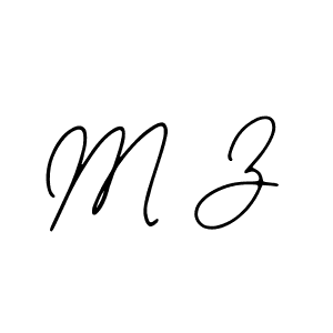 M Z stylish signature style. Best Handwritten Sign (Bearetta-2O07w) for my name. Handwritten Signature Collection Ideas for my name M Z. M Z signature style 12 images and pictures png