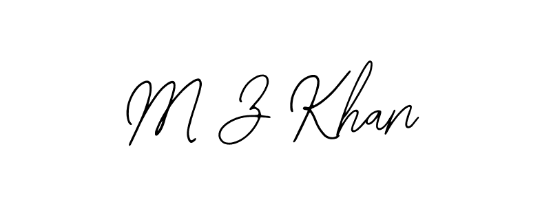 You can use this online signature creator to create a handwritten signature for the name M Z Khan. This is the best online autograph maker. M Z Khan signature style 12 images and pictures png