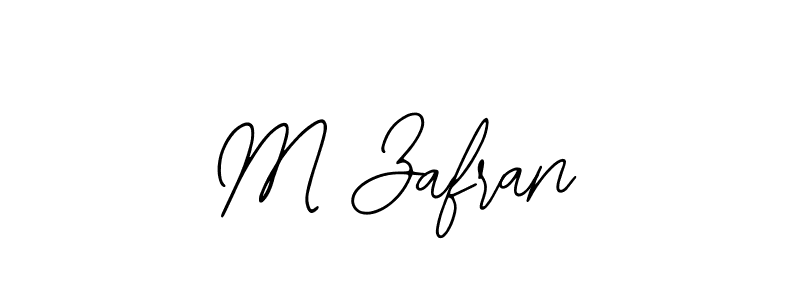 How to make M Zafran signature? Bearetta-2O07w is a professional autograph style. Create handwritten signature for M Zafran name. M Zafran signature style 12 images and pictures png