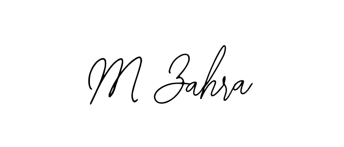 M Zahra stylish signature style. Best Handwritten Sign (Bearetta-2O07w) for my name. Handwritten Signature Collection Ideas for my name M Zahra. M Zahra signature style 12 images and pictures png