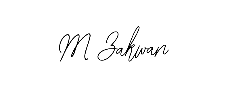 How to Draw M Zakwan signature style? Bearetta-2O07w is a latest design signature styles for name M Zakwan. M Zakwan signature style 12 images and pictures png