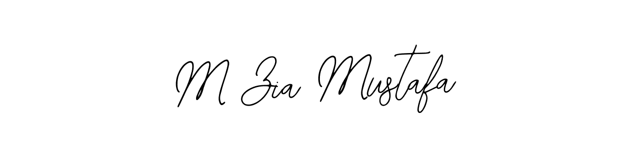Design your own signature with our free online signature maker. With this signature software, you can create a handwritten (Bearetta-2O07w) signature for name M Zia Mustafa. M Zia Mustafa signature style 12 images and pictures png