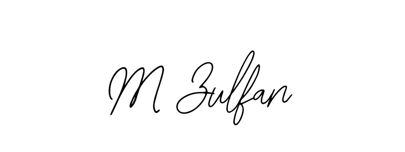Create a beautiful signature design for name M Zulfan. With this signature (Bearetta-2O07w) fonts, you can make a handwritten signature for free. M Zulfan signature style 12 images and pictures png