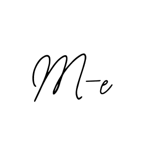 Create a beautiful signature design for name M-e. With this signature (Bearetta-2O07w) fonts, you can make a handwritten signature for free. M-e signature style 12 images and pictures png