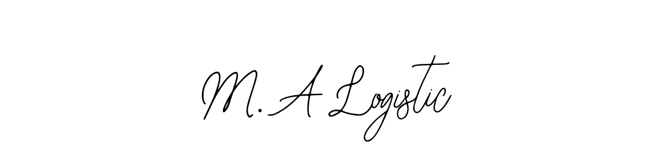 Create a beautiful signature design for name M. A Logistic. With this signature (Bearetta-2O07w) fonts, you can make a handwritten signature for free. M. A Logistic signature style 12 images and pictures png