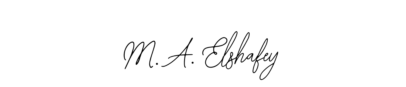 Also we have M. A. Elshafey name is the best signature style. Create professional handwritten signature collection using Bearetta-2O07w autograph style. M. A. Elshafey signature style 12 images and pictures png