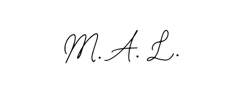 Make a beautiful signature design for name M. A. L.. Use this online signature maker to create a handwritten signature for free. M. A. L. signature style 12 images and pictures png