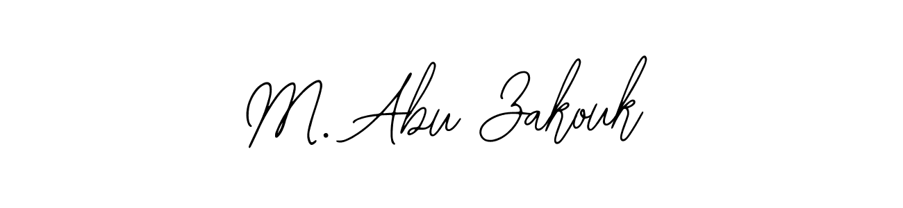 M. Abu Zakouk stylish signature style. Best Handwritten Sign (Bearetta-2O07w) for my name. Handwritten Signature Collection Ideas for my name M. Abu Zakouk. M. Abu Zakouk signature style 12 images and pictures png