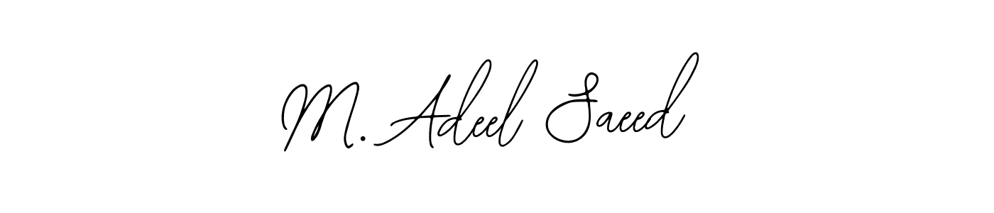 See photos of M. Adeel Saeed official signature by Spectra . Check more albums & portfolios. Read reviews & check more about Bearetta-2O07w font. M. Adeel Saeed signature style 12 images and pictures png