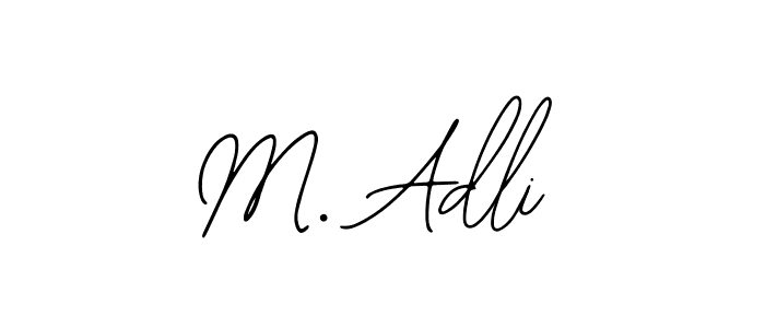 Make a beautiful signature design for name M. Adli. With this signature (Bearetta-2O07w) style, you can create a handwritten signature for free. M. Adli signature style 12 images and pictures png