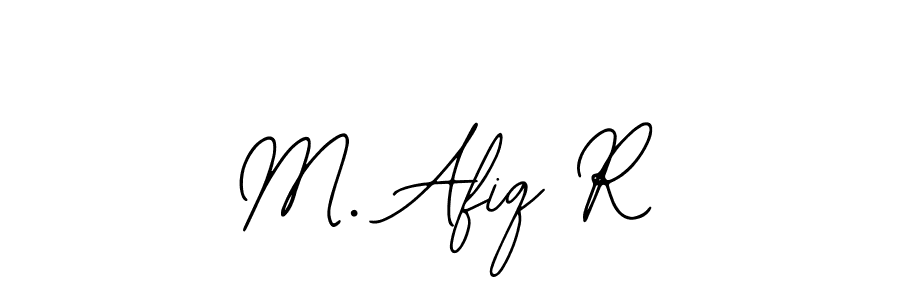 Also we have M. Afiq R name is the best signature style. Create professional handwritten signature collection using Bearetta-2O07w autograph style. M. Afiq R signature style 12 images and pictures png