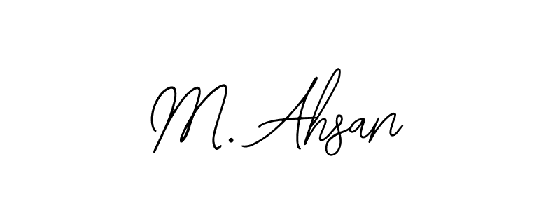 Make a beautiful signature design for name M. Ahsan. With this signature (Bearetta-2O07w) style, you can create a handwritten signature for free. M. Ahsan signature style 12 images and pictures png