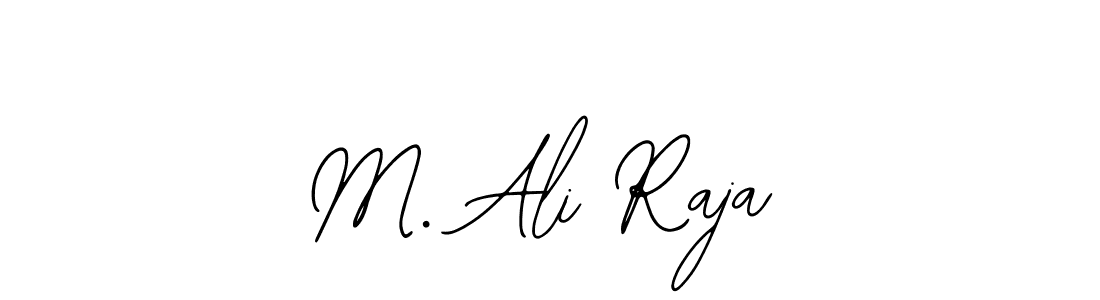 How to make M. Ali Raja name signature. Use Bearetta-2O07w style for creating short signs online. This is the latest handwritten sign. M. Ali Raja signature style 12 images and pictures png
