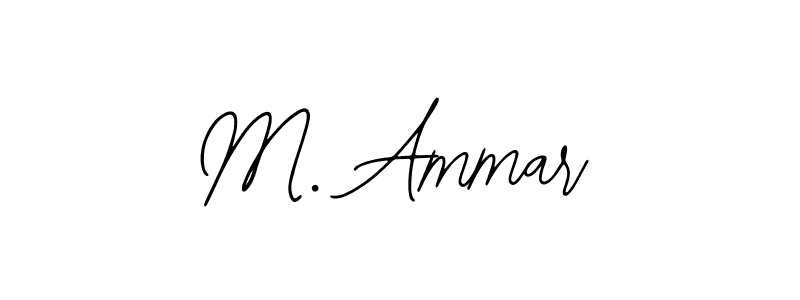 Also we have M. Ammar name is the best signature style. Create professional handwritten signature collection using Bearetta-2O07w autograph style. M. Ammar signature style 12 images and pictures png