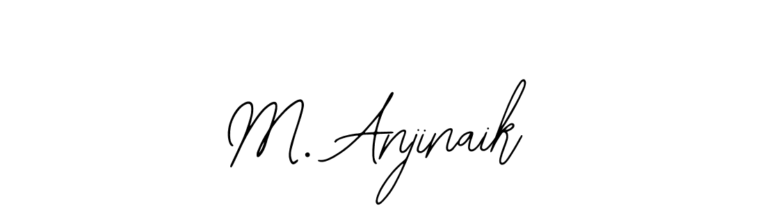 Design your own signature with our free online signature maker. With this signature software, you can create a handwritten (Bearetta-2O07w) signature for name M. Anjinaik. M. Anjinaik signature style 12 images and pictures png